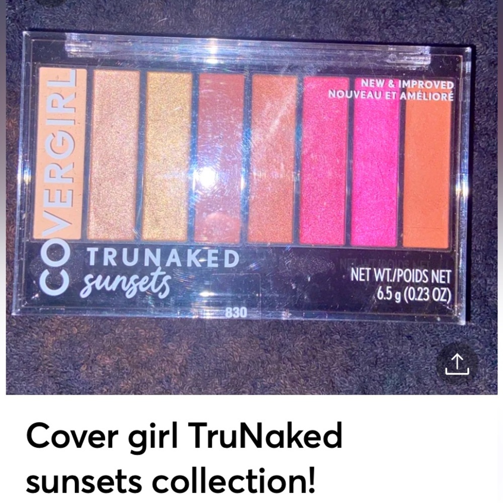 Cover girl TruNaked Queenship collection eyeshadow